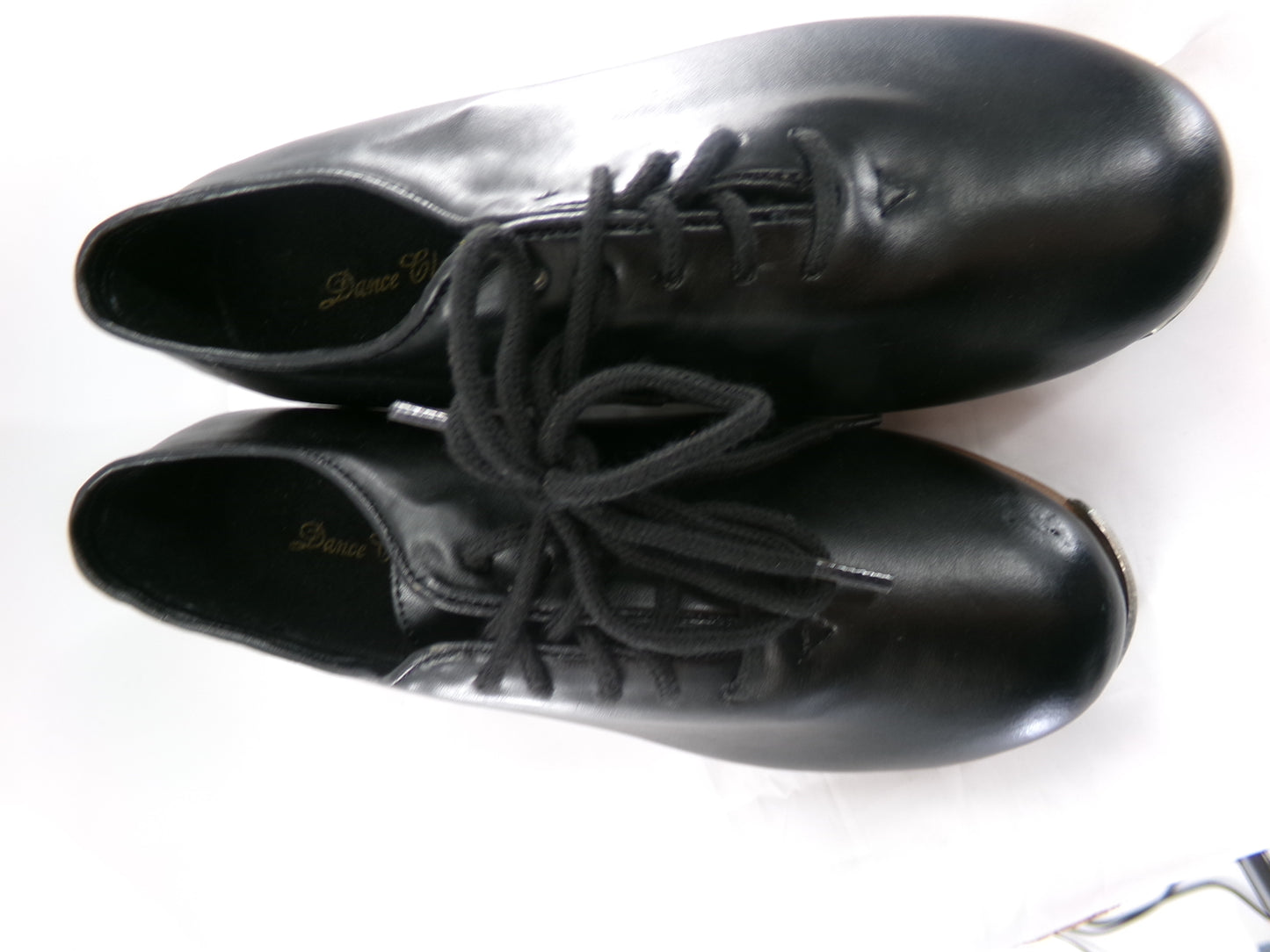 Pre-Owned Buck Clogging Shoes Steven Stompers Kids 2.5M Oxford Leather Split Sole