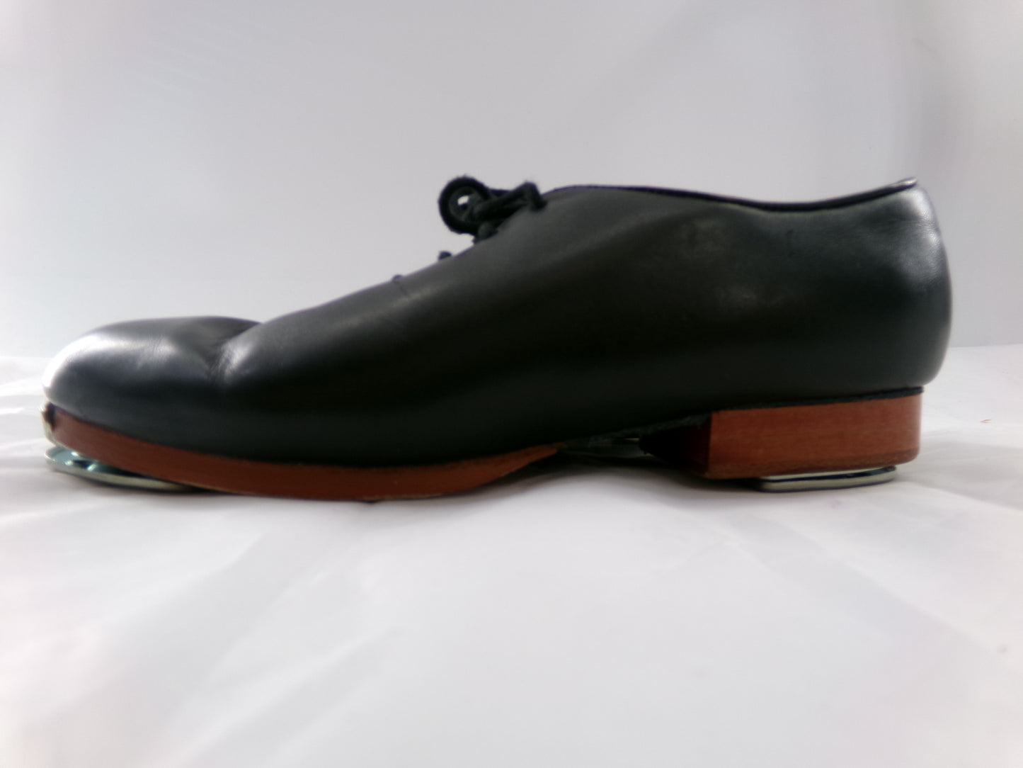 Pre-Owned Buck Clogging Shoes Steven Stompers Kids 3.5M Oxford Leather Full Sole