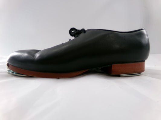 Pre-Owned Buck Clogging Shoes Steven Stompers Kids 3.5M Oxford Leather Full Sole