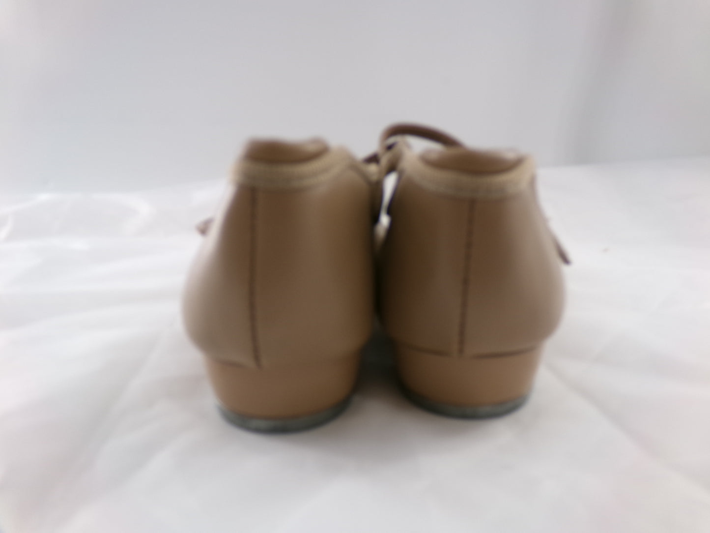 Pre-Owned Tan Tap Shoes Danshuz 752 Girls 2.5M Mary Jane Buckle