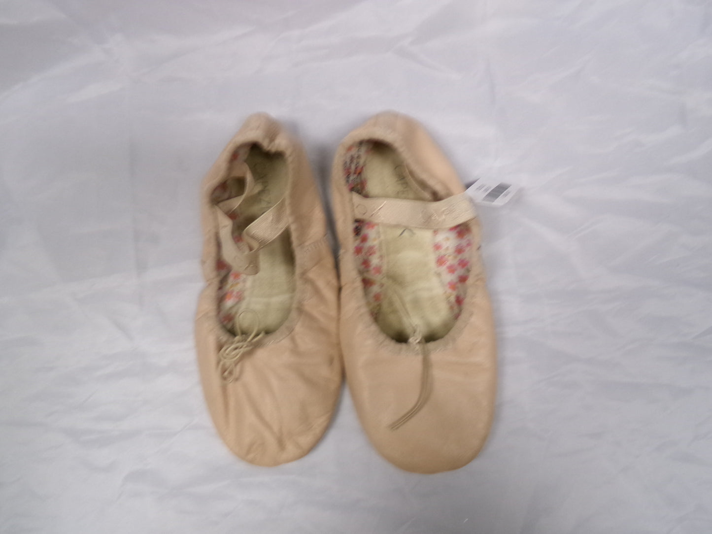 Pre-Owned Ballet Shoes Pink Capezio 205 Adult 6.5M Leather Strap Full Sole