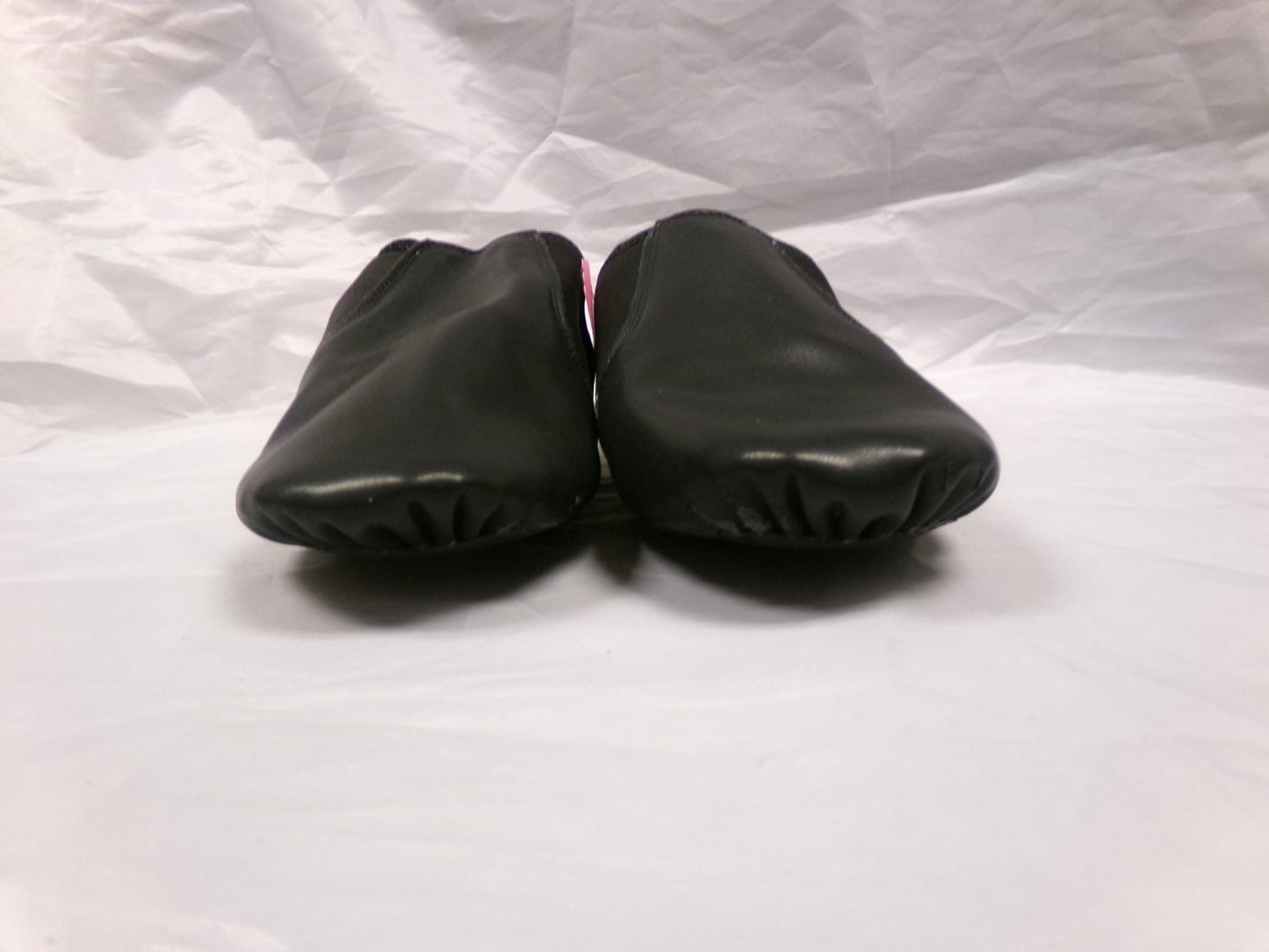 Pre-Owned Generic Jazz Shoe Youth 4 Black Leather Slip On