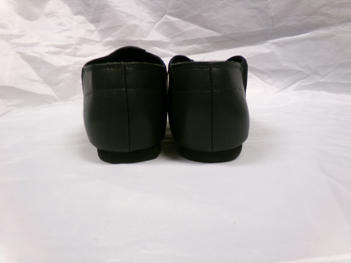 Pre-Owned Generic Jazz Shoe Youth 4 Black Leather Slip On