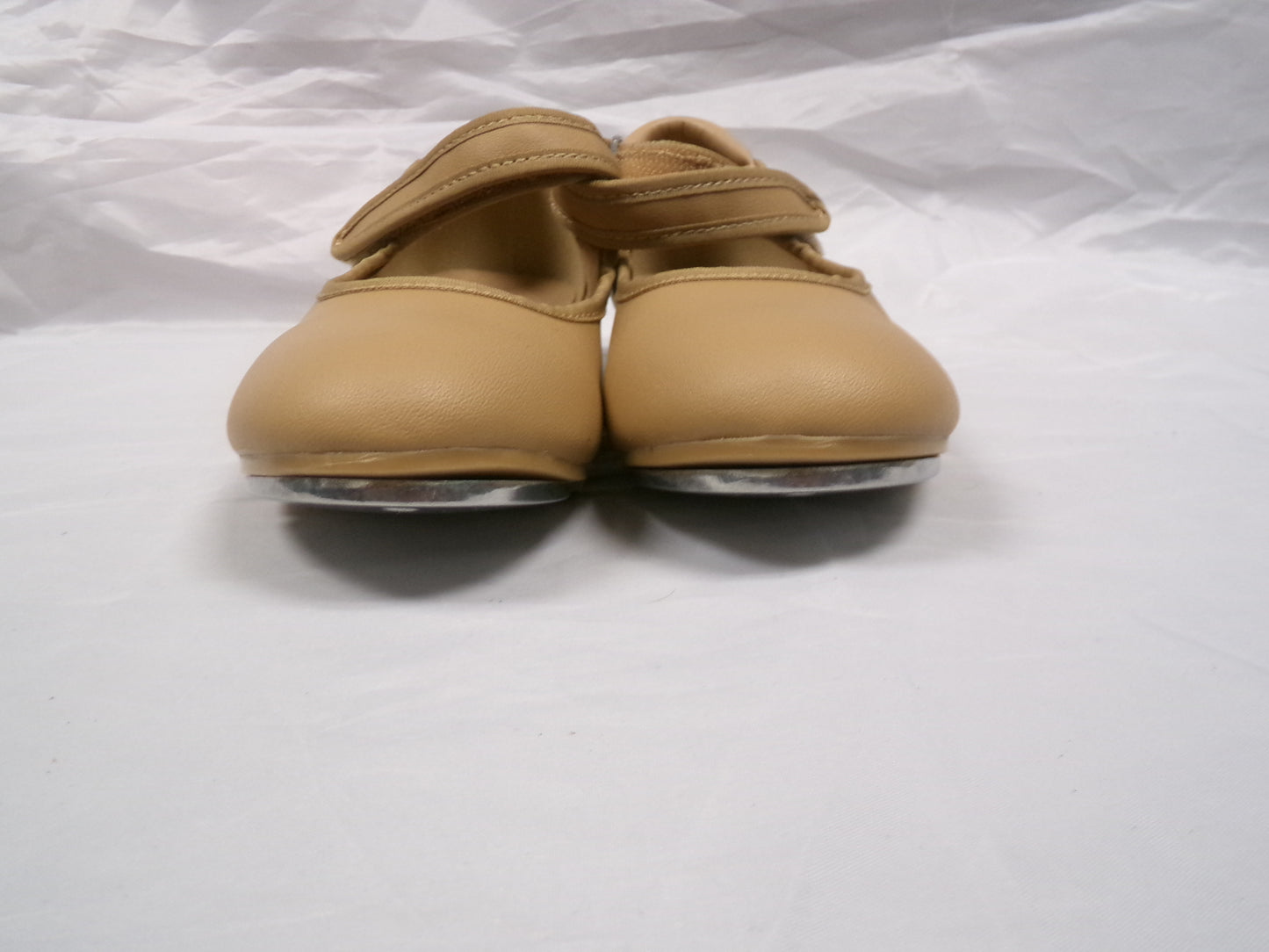 Pre-Owned Dance Tap Shoes Stelle Youth 1.5M Mary Jane easy Strap Tan