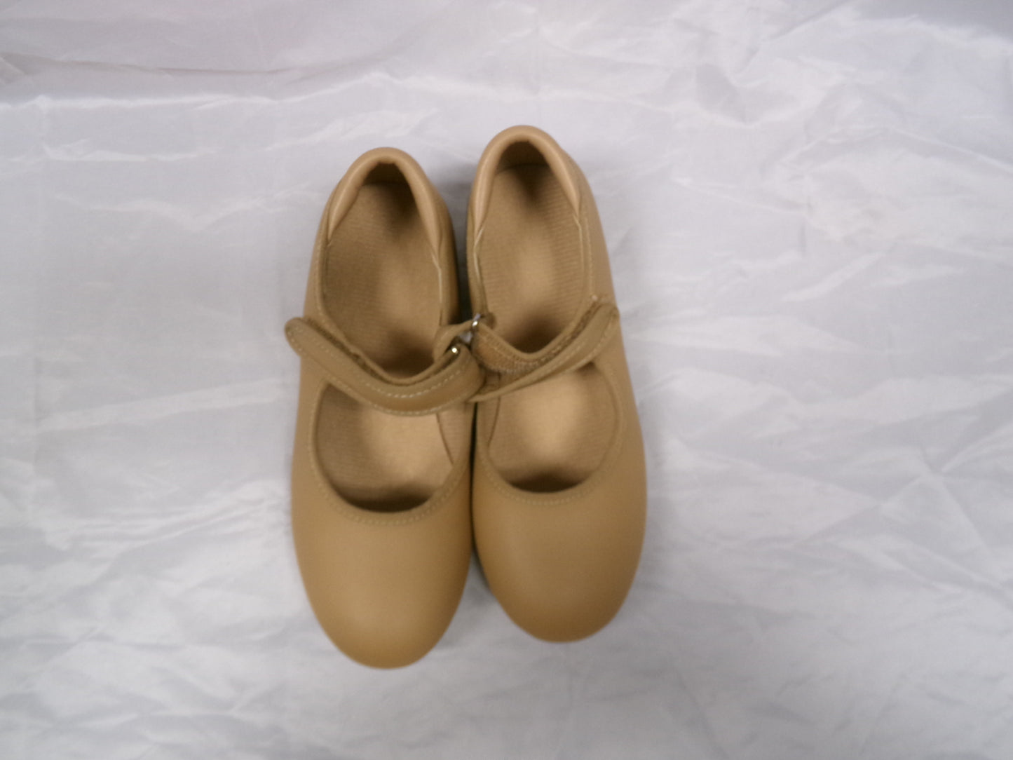 Pre-Owned Dance Tap Shoes Stelle Youth 1.5M Mary Jane easy Strap Tan