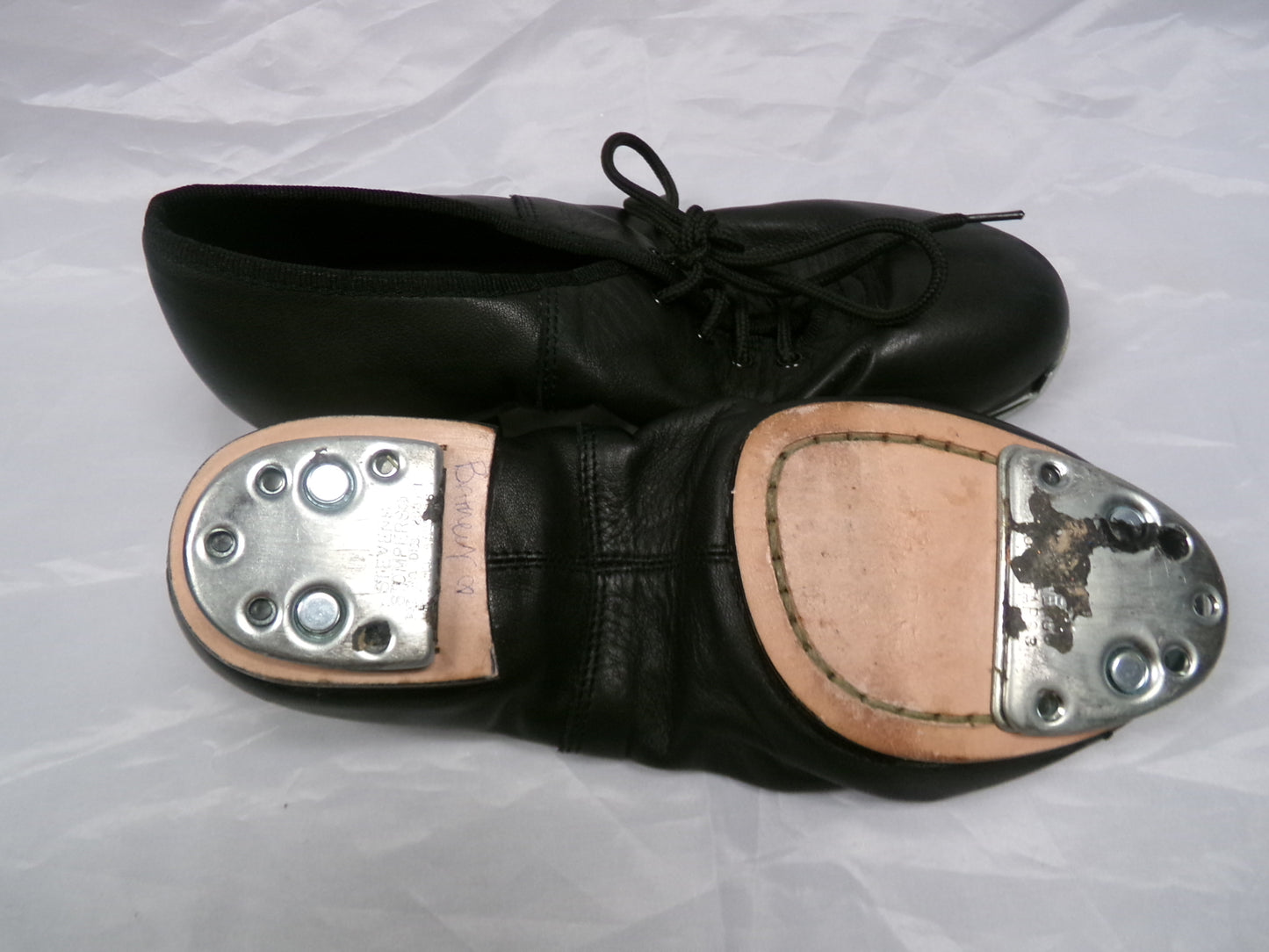 Pre-Owned Buck Clogging Shoes Steven Stompers Adult 7M Oxford Split Sole Buck Taps
