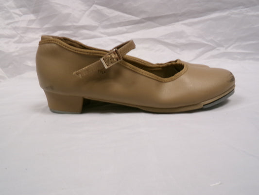 Pre-Owned Tan Tap Shoes Danshuz 752 Adult 7.5M Mary Jane Buckle