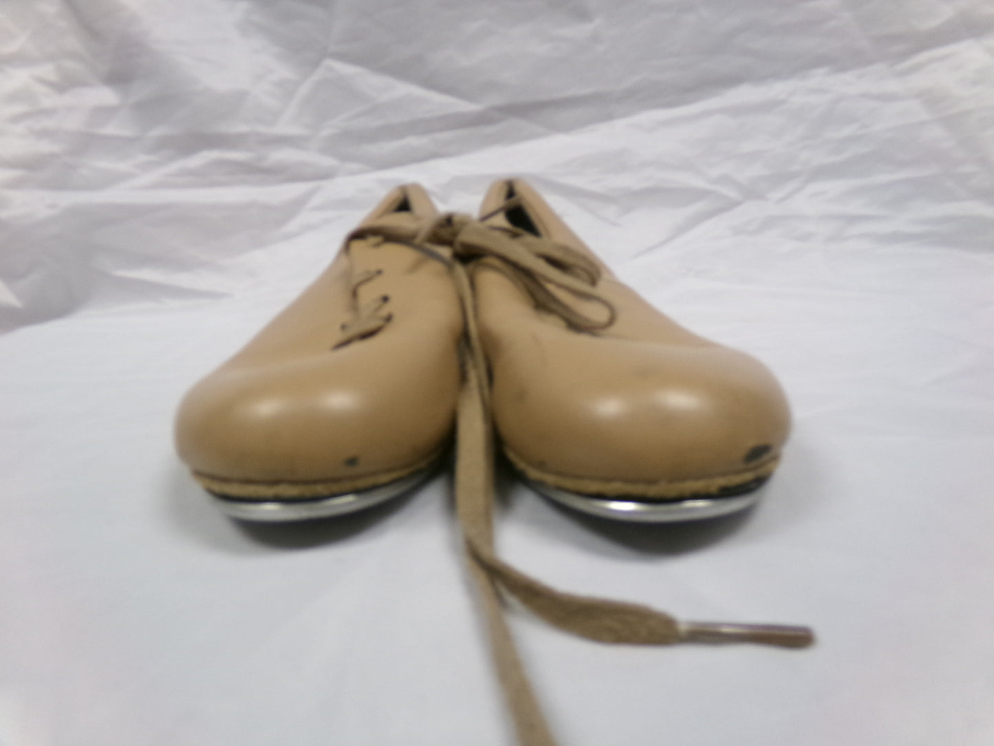 Pre-Owned Tap Shoes Tan 5.5M Capezio CG17 Oxford Full Sole