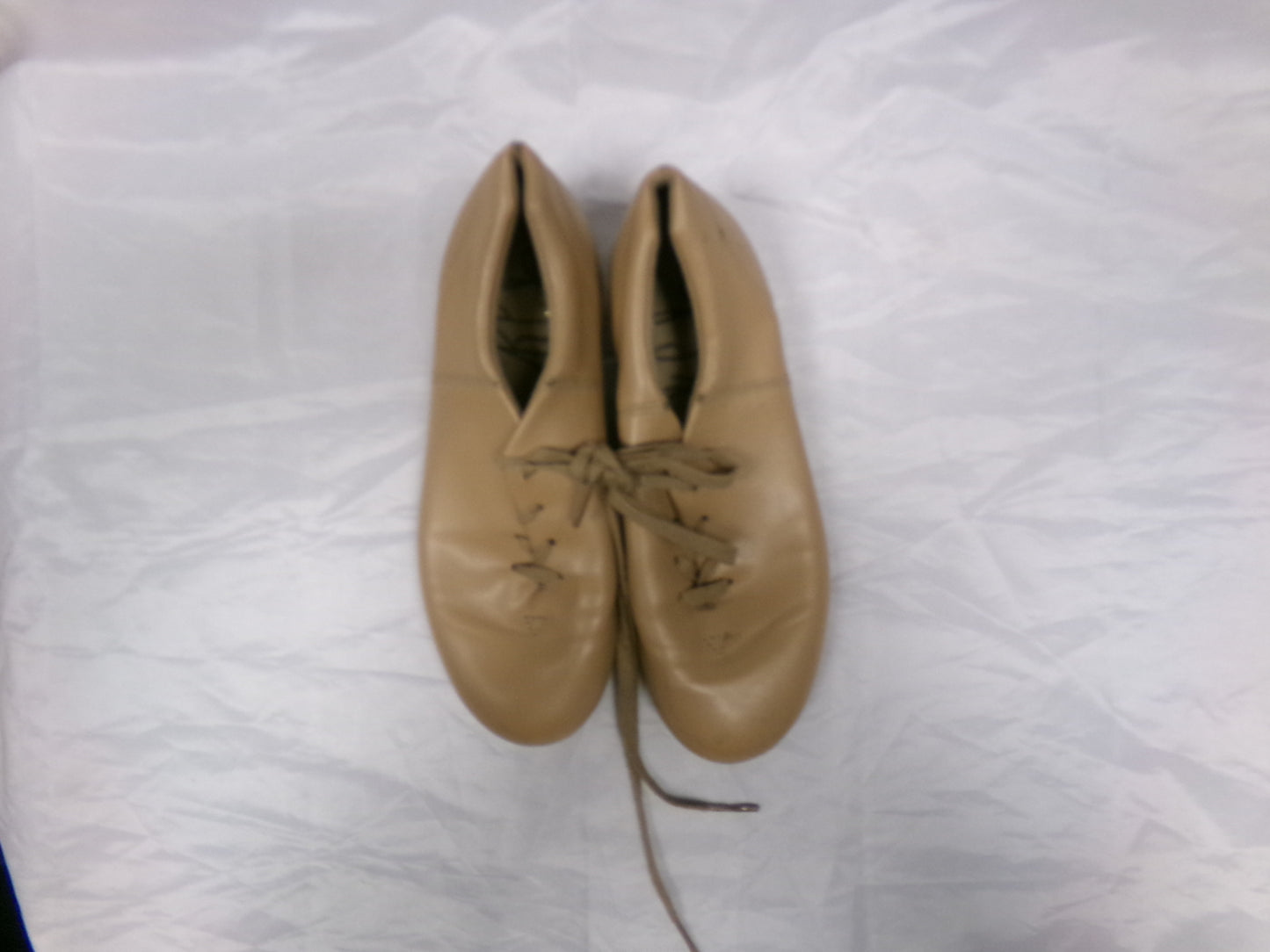Pre-Owned Tap Shoes Tan 5.5M Capezio CG17 Oxford Full Sole