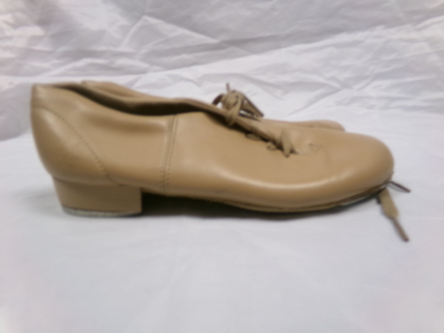 Pre-Owned Tap Shoes Tan 5.5M Capezio CG17 Oxford Full Sole