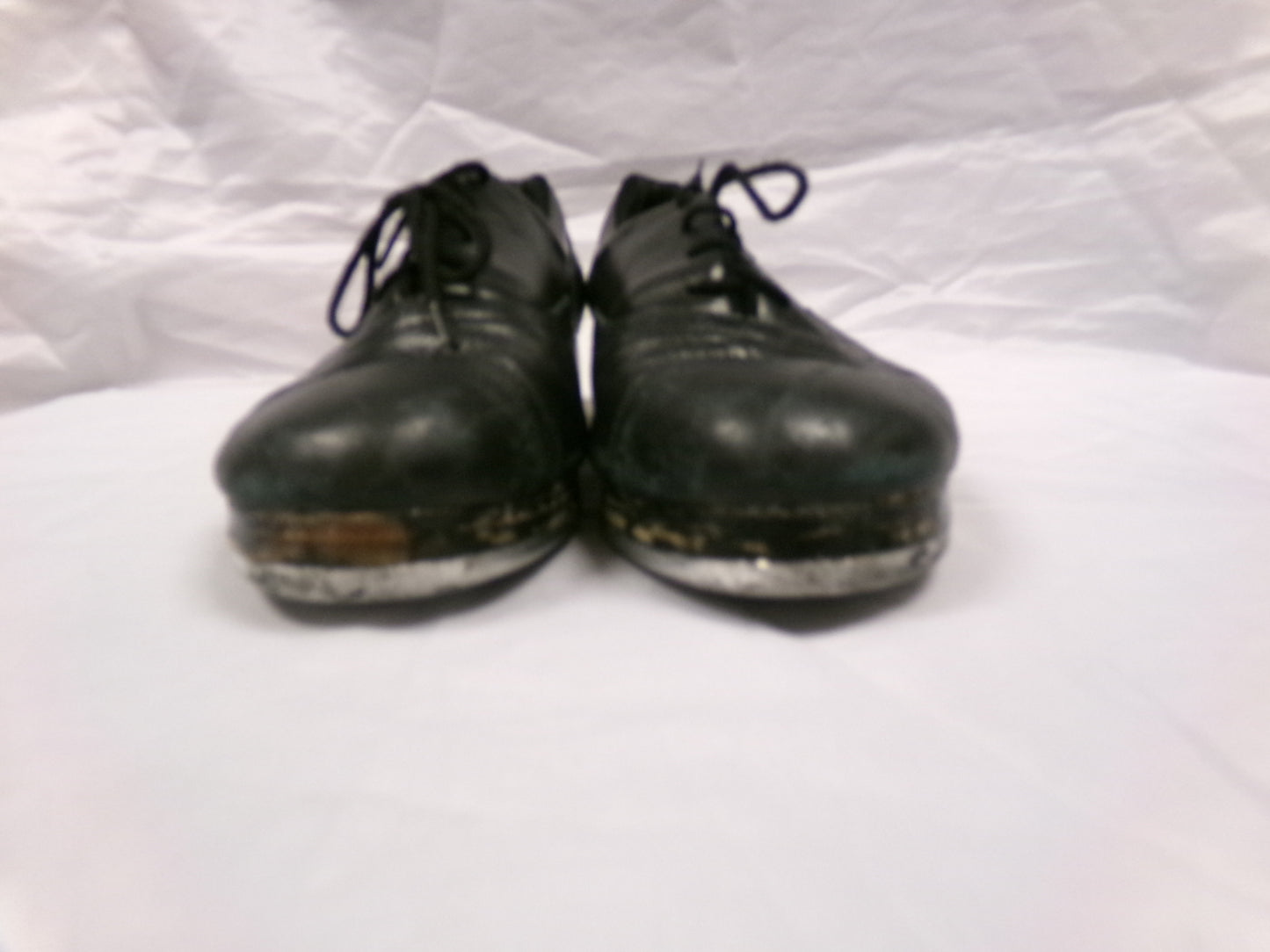 Pre-Owned Tap Shoes Bloch Jason Samuels Women's 9.5M Oxford Leather Lace Up Full Sole