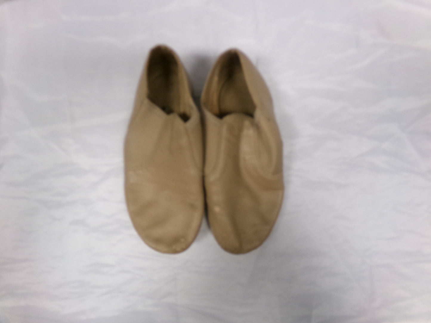 Pre-Owned Jazz Shoes Capezio EJ2 6.5M Tan Leather Split Sole