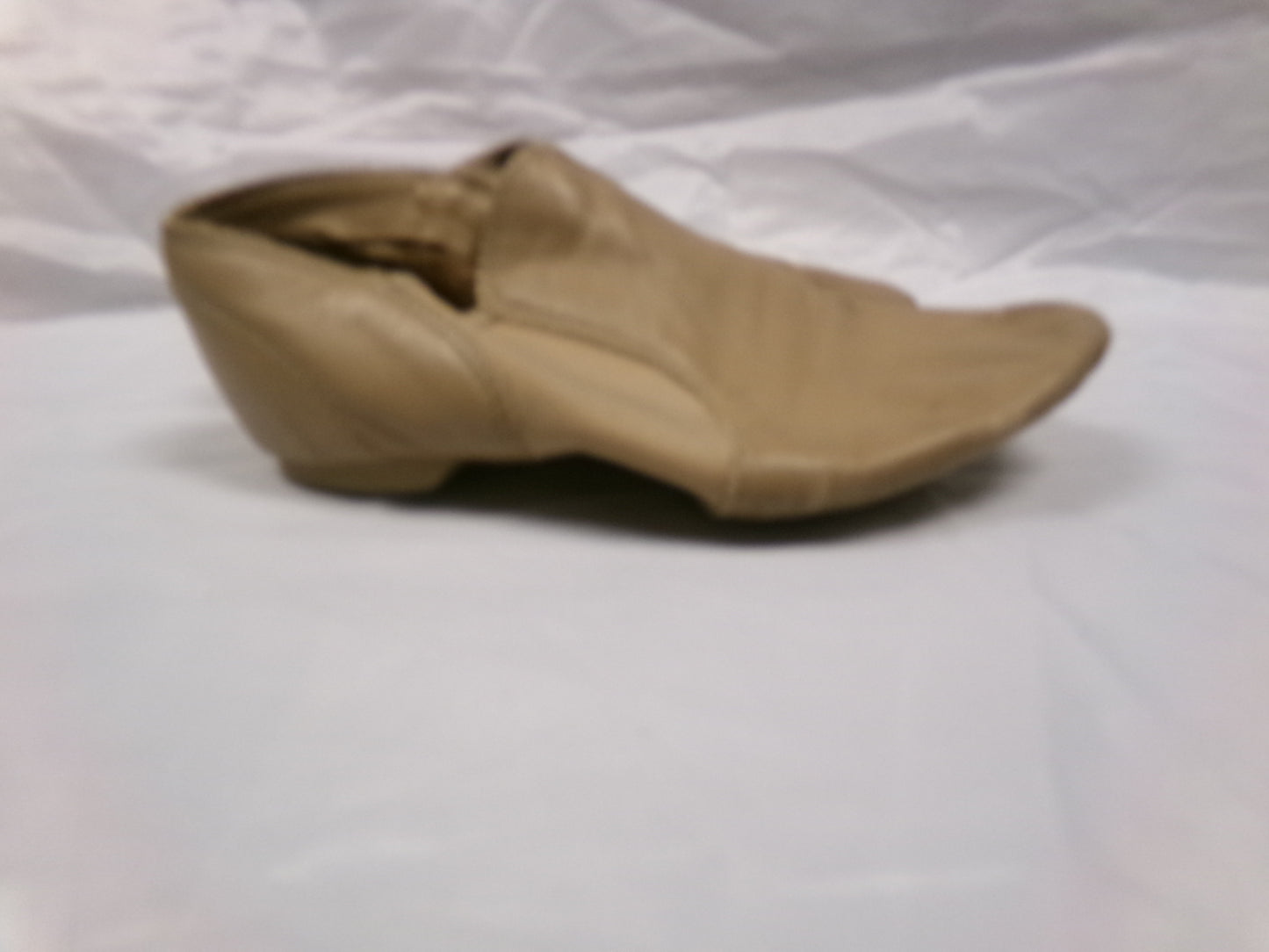 Pre-Owned Jazz Shoes Capezio EJ2 6.5M Tan Leather Split Sole