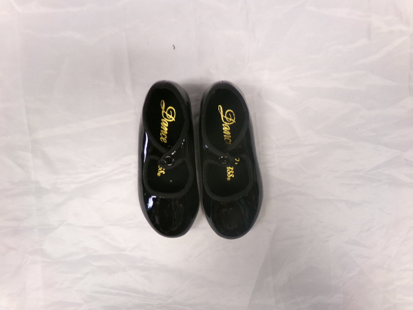 Pre-Owned Tap Shoes Dance Class Little Kid 6M Tyette Patent Black