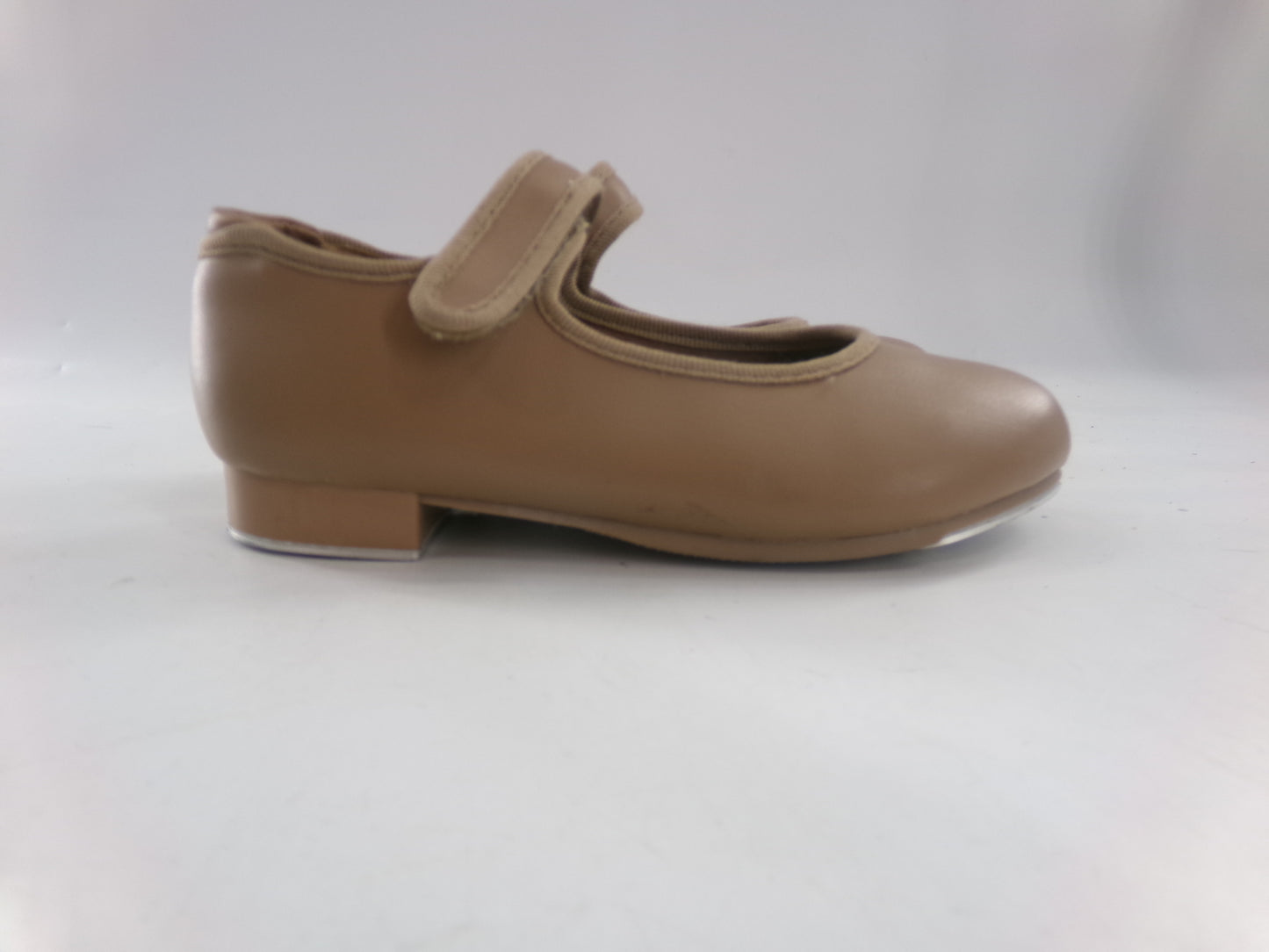 Pre-Owned Tap Shoes Danshuz 534 Toddler 12.5M Tan Mary Jane Easy Strap