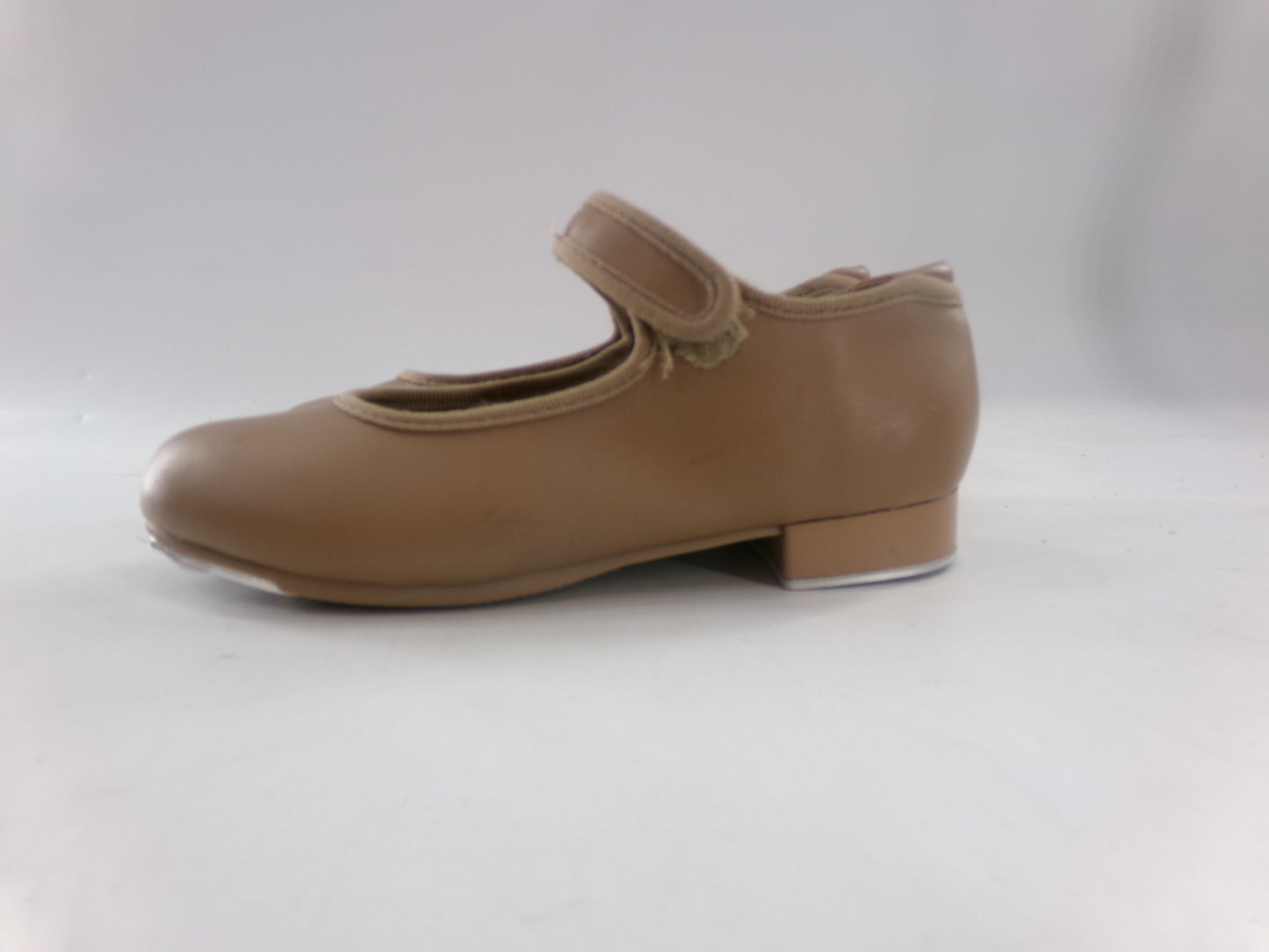 Pre-Owned Tap Shoes Danshuz 534 Toddler 12.5M Tan Mary Jane Easy Strap