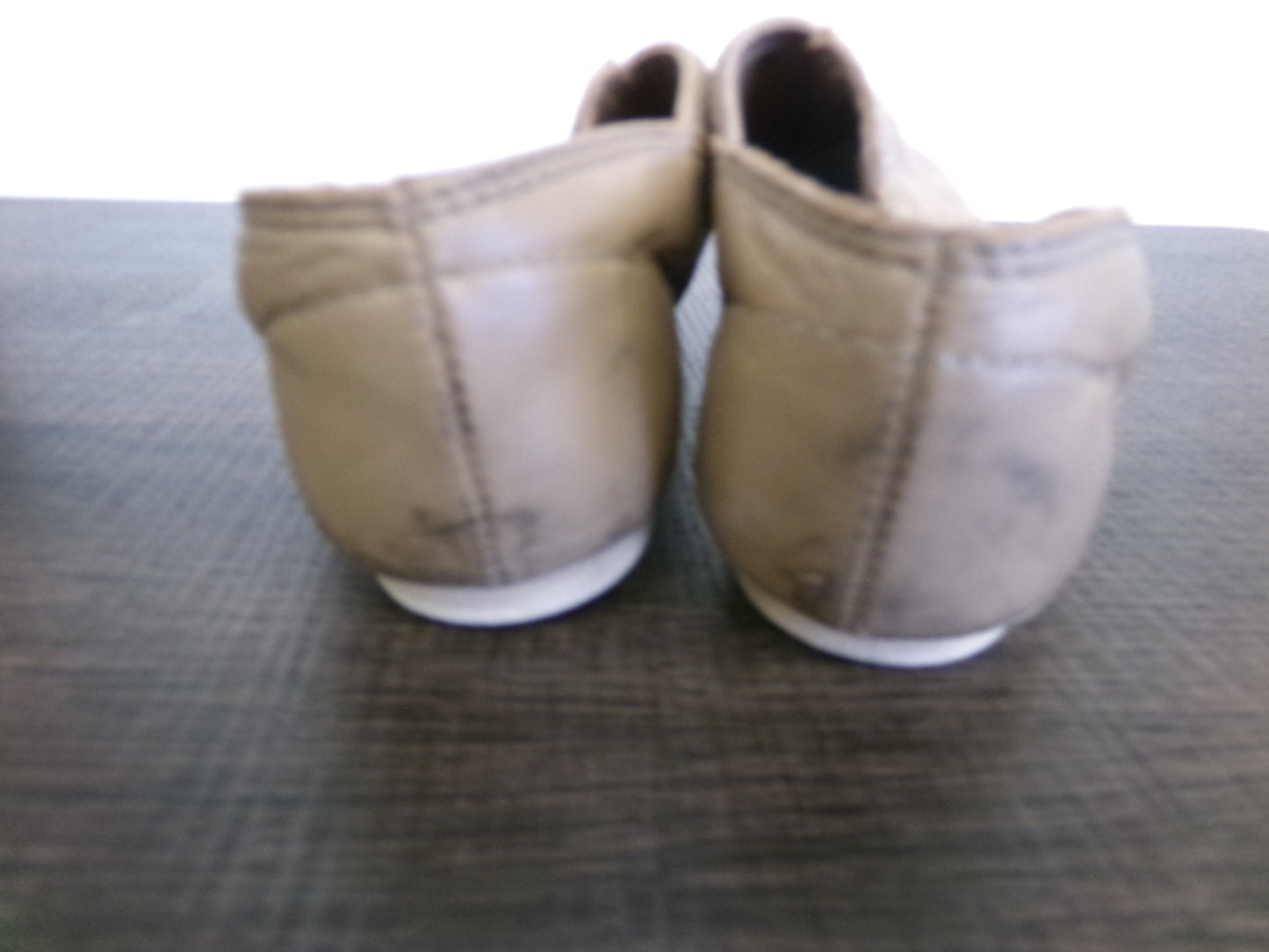Pre-Owned Jazz Shoes Capezio Child 1M Tan Leather Split Sole