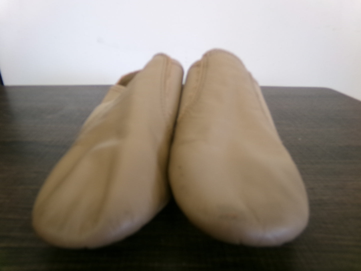 Pre-Owned Jazz Shoes Capezio EJ2 Child 4.5W Tan Leather Split Sole