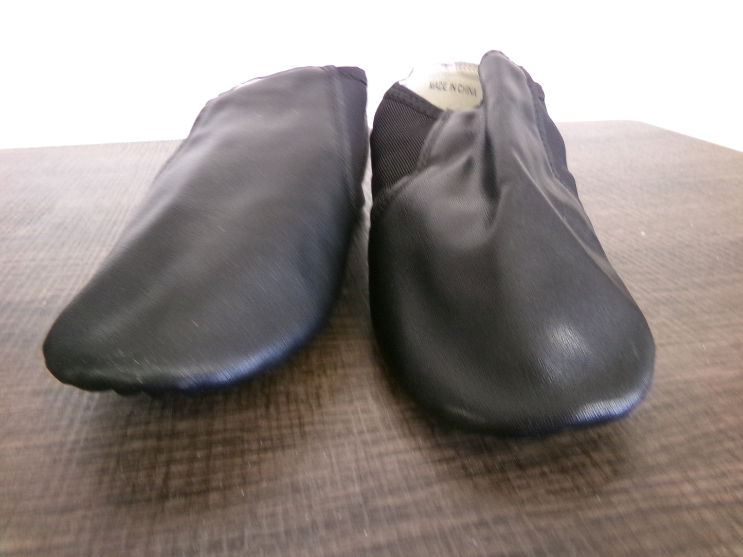 Pre-Owned Generic Jazz Shoe Child 1.5M Black Leather Slip On