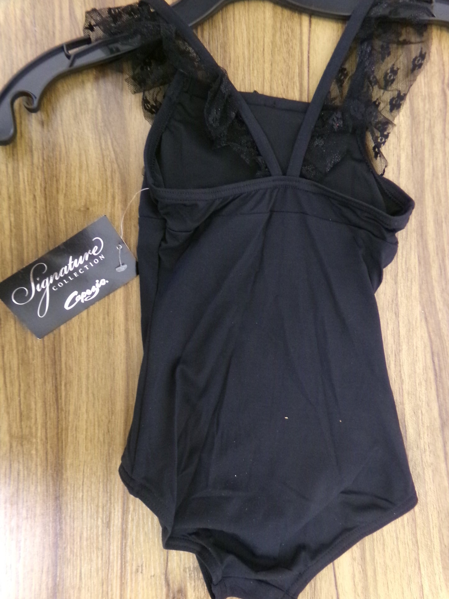 New Closeout Leotard Capezio 10040C Child Small Black Sparkle and Soft Ballet Tap Jazz