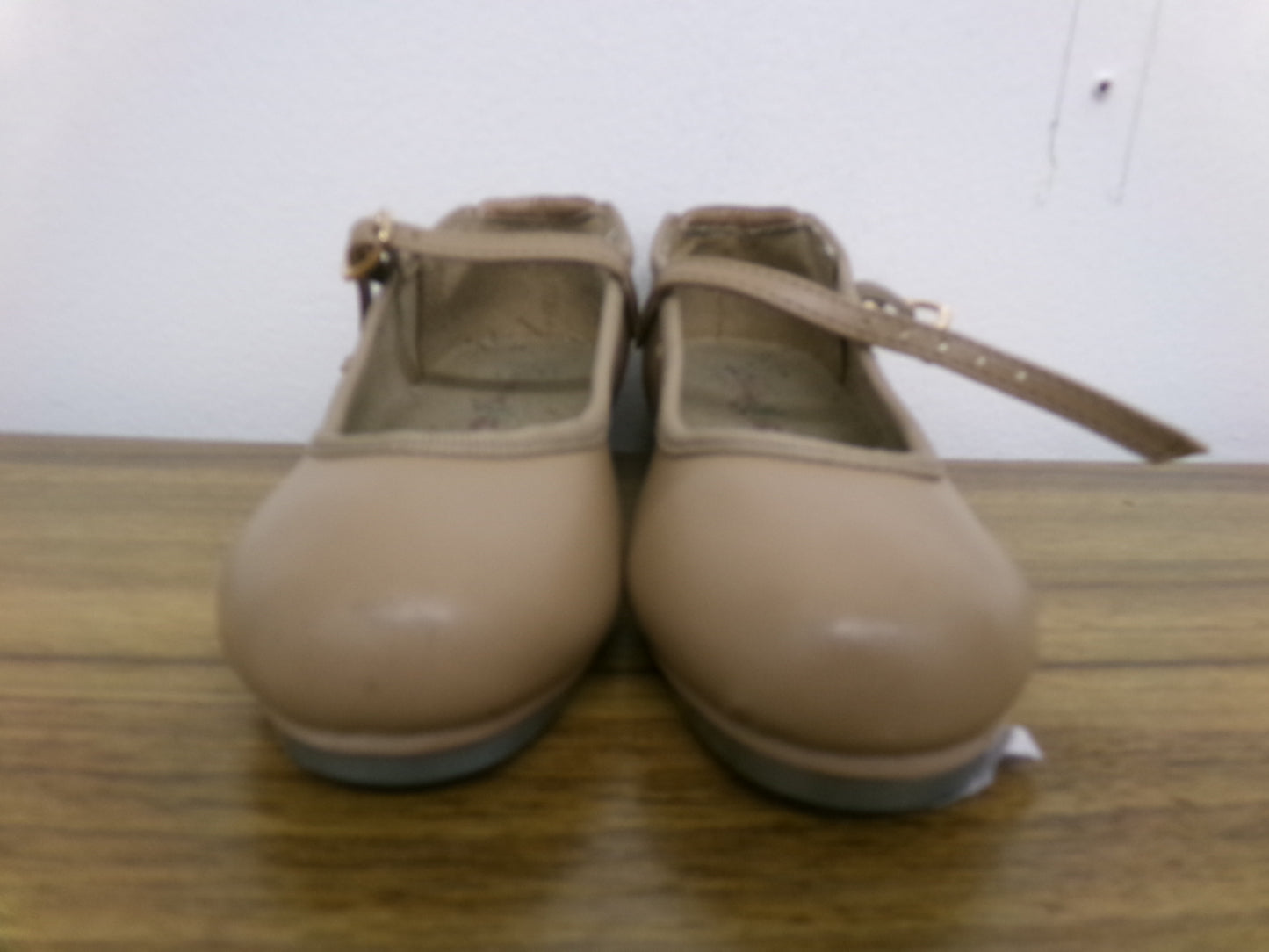 Pre-Owned Tap Shoes Dancing Fair Toddler 6.5M Mary Jane Leather Buckle