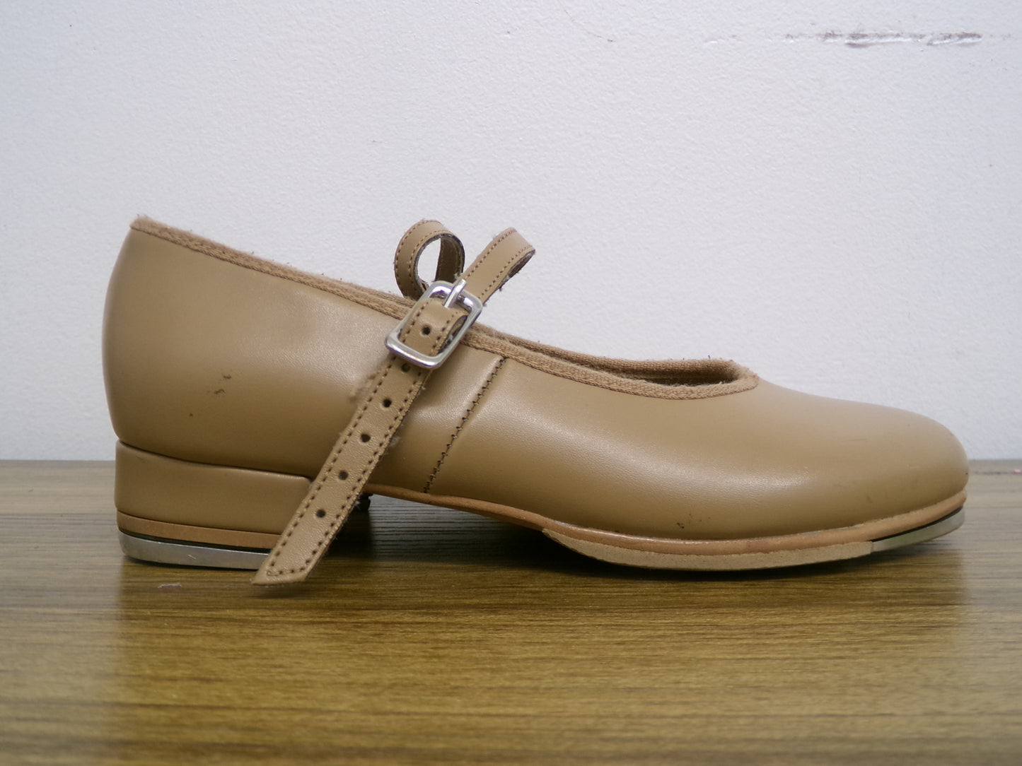 Pre-Owned Tap Shoes Bloch Girl's 12M Mary Jane Leather Buckle