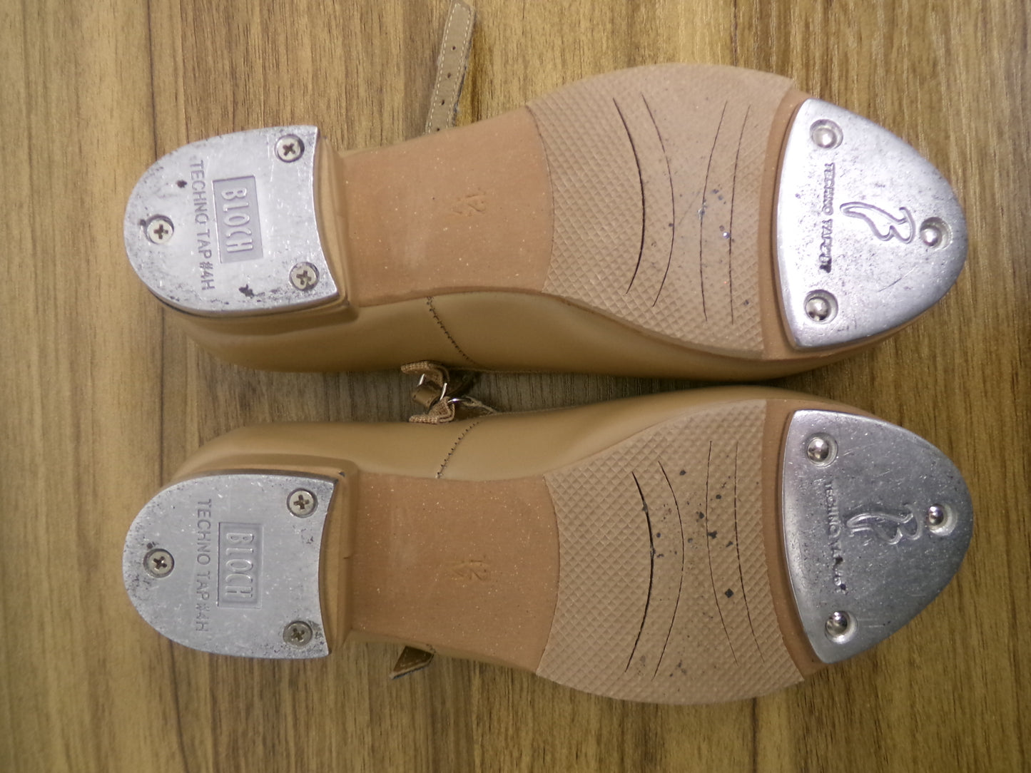 Pre-Owned Tap Shoes Bloch Girl's 12M Mary Jane Leather Buckle