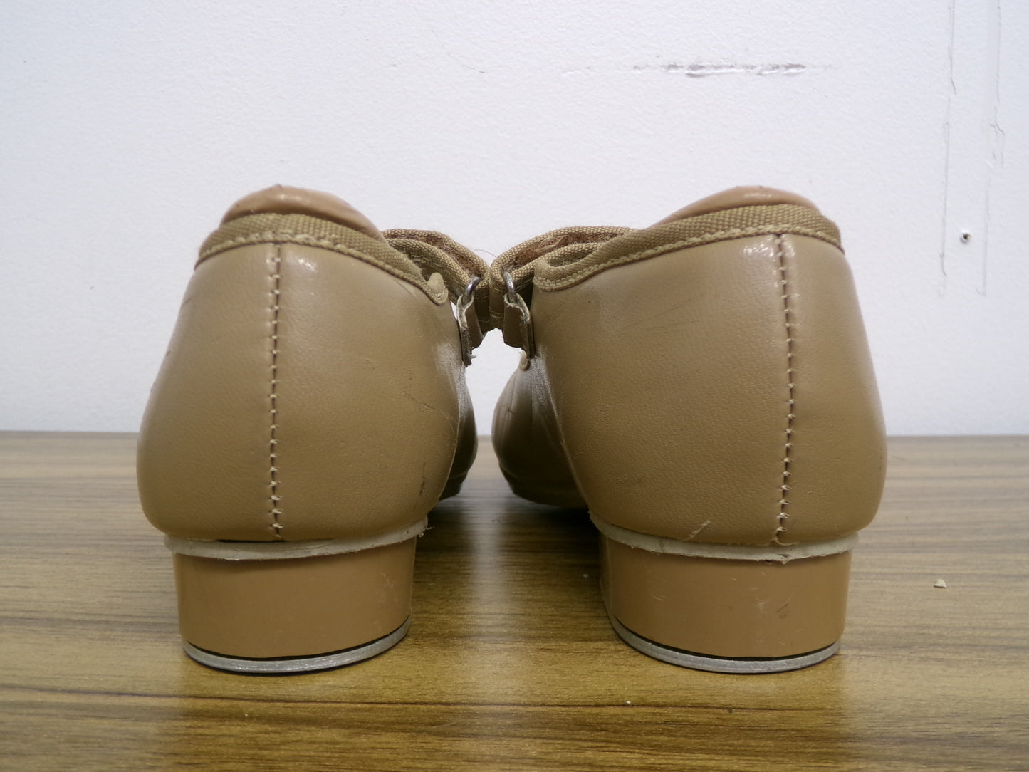 Pre-Owned Tap Shoes Revolution Style RD60014 2M Child Mary Jane Buckle Tan