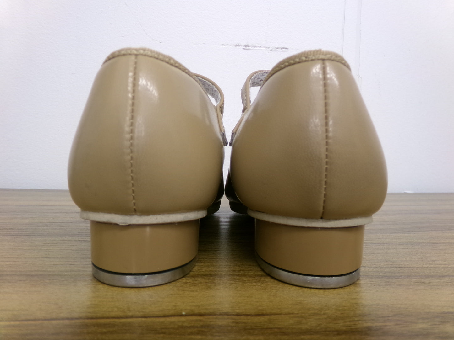 Pre-Owned Tap Shoes Revolution Style 808 1.5M Child Mary Jane Buckle Tan