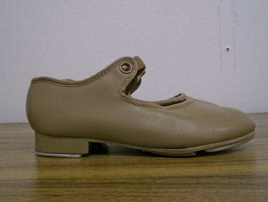 Pre-Owned Tap Shoes Capezio 8.5N Kids Tyette Leather & Elastic Student