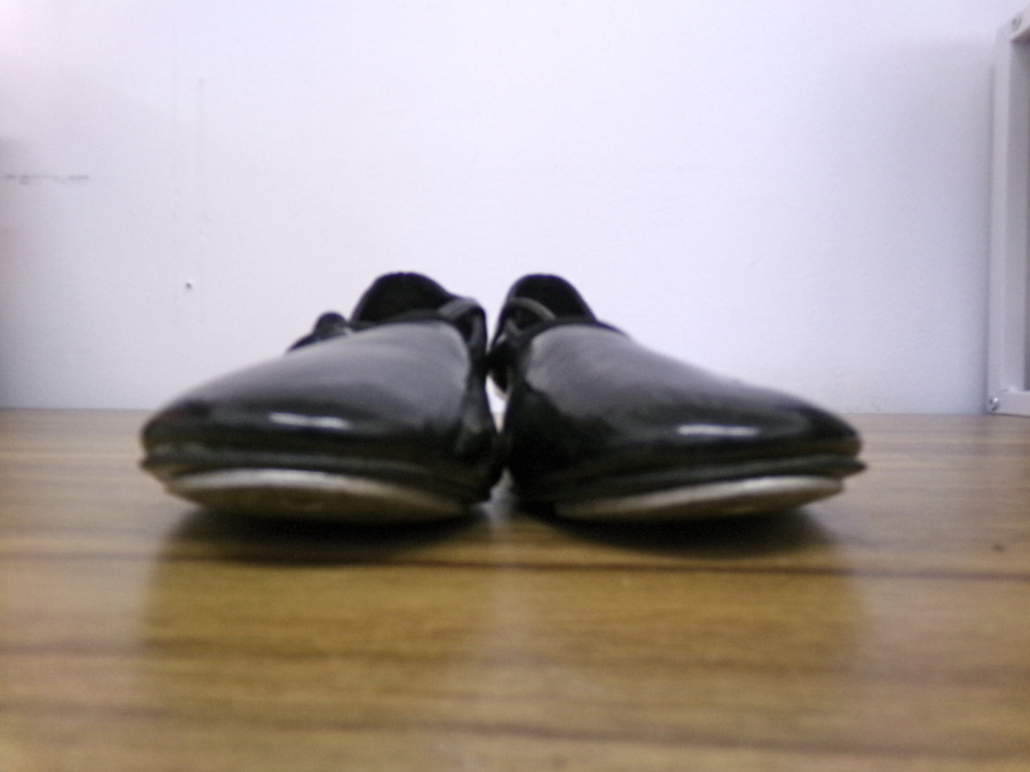 Pre-Owned Tan Tap Shoes ABT Kids 1.5 Mary Jane Patent Leather Loop Strap