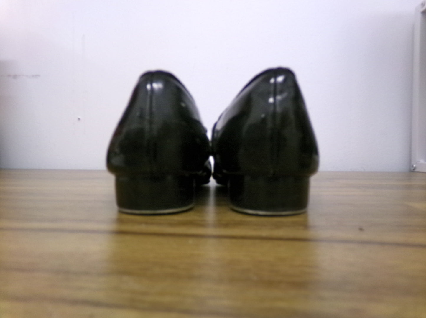 Pre-Owned Tan Tap Shoes ABT Kids 1.5 Mary Jane Patent Leather Loop Strap