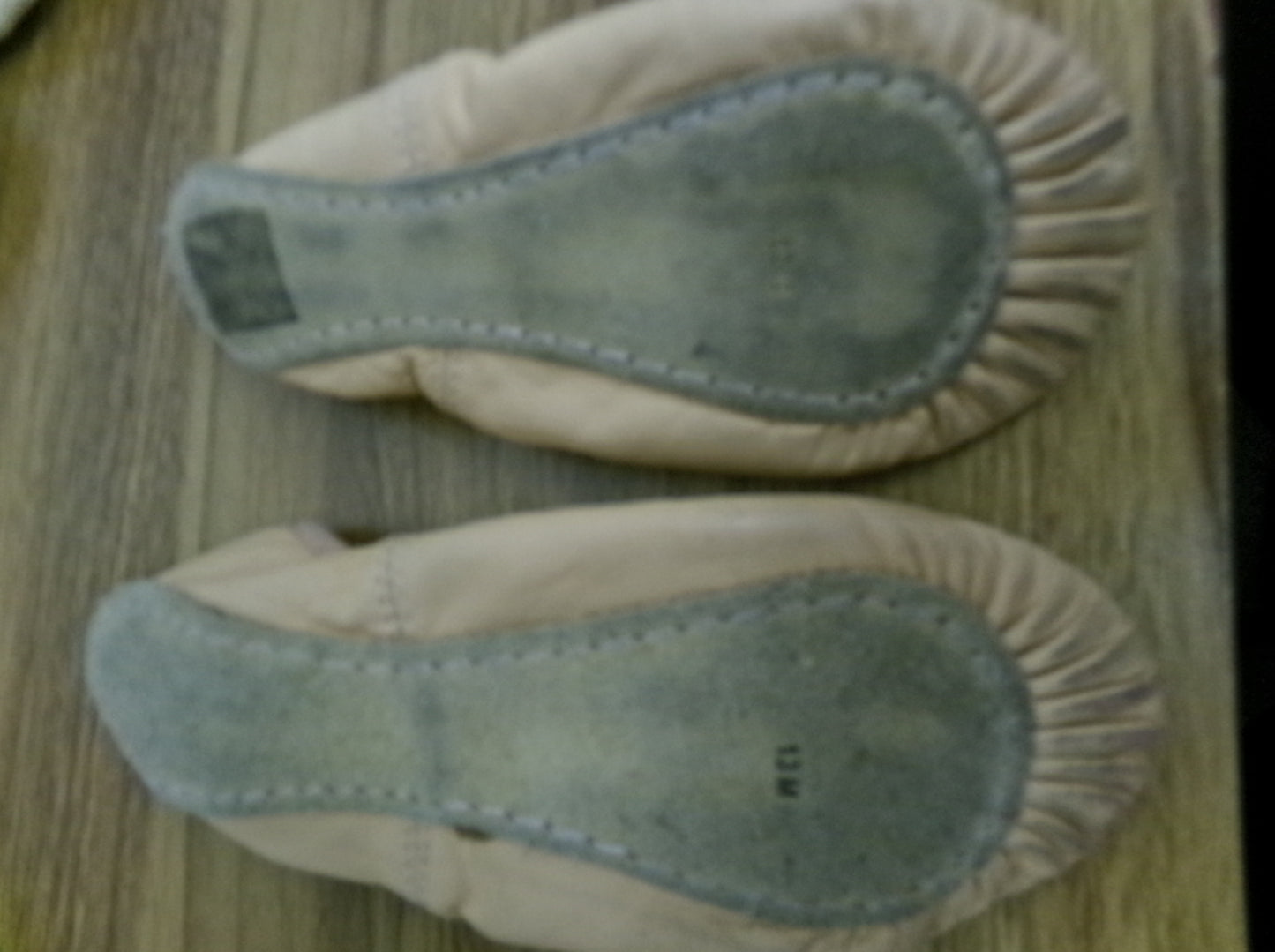 Pre-Owned Ballet Shoes DUX Dance Kids 13M Man Made Split Sole