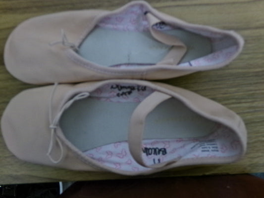 Pre-Owned Ballet Shoes Weissman Adult Women's 9.5M Leather Single Strap Full Sole
