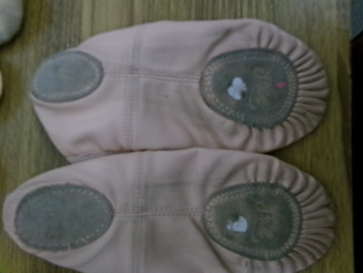 Pre-Owned Ballet Shoes Stelle Womens 5 Leather Cross Strap Split Sole