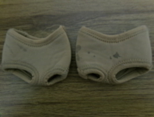 Pre-Owned Foot Undeez Danz N Motion Neoprene Tan Medium