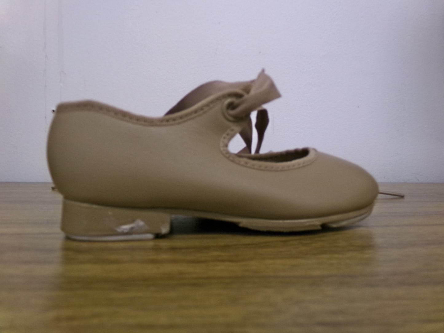 Pre-Owned Tap Shoes Capezio Toddler Kids 7W Tyette Man Made Elastic Student