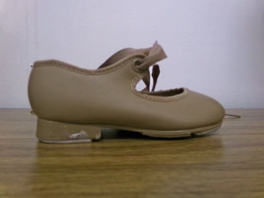 Pre-Owned Tap Shoes Capezio Toddler Kids 7W Tyette Man Made Elastic Student