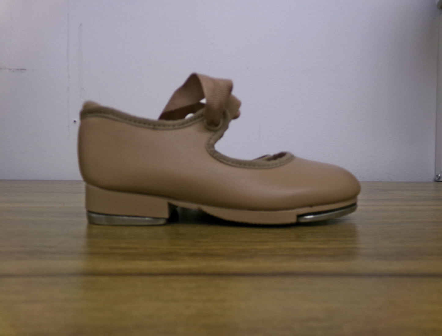 Pre-Owned Tap Shoes Capezio Toddler Kids 7M Tyette Man Made Elastic Student