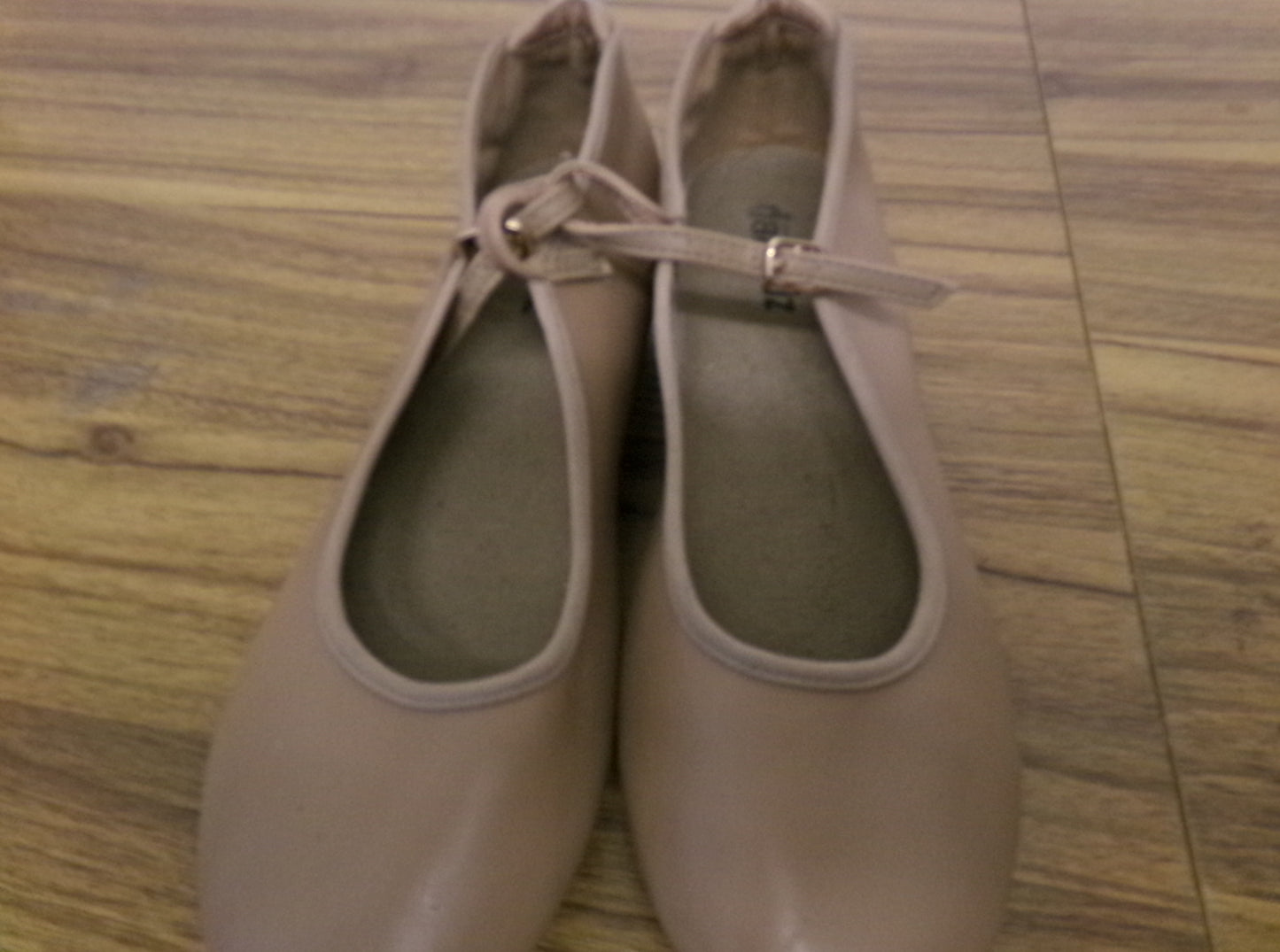 Pre-Owned Tan Tap Shoes Danshuz 752 Adult 7.5M Mary Jane Buckle