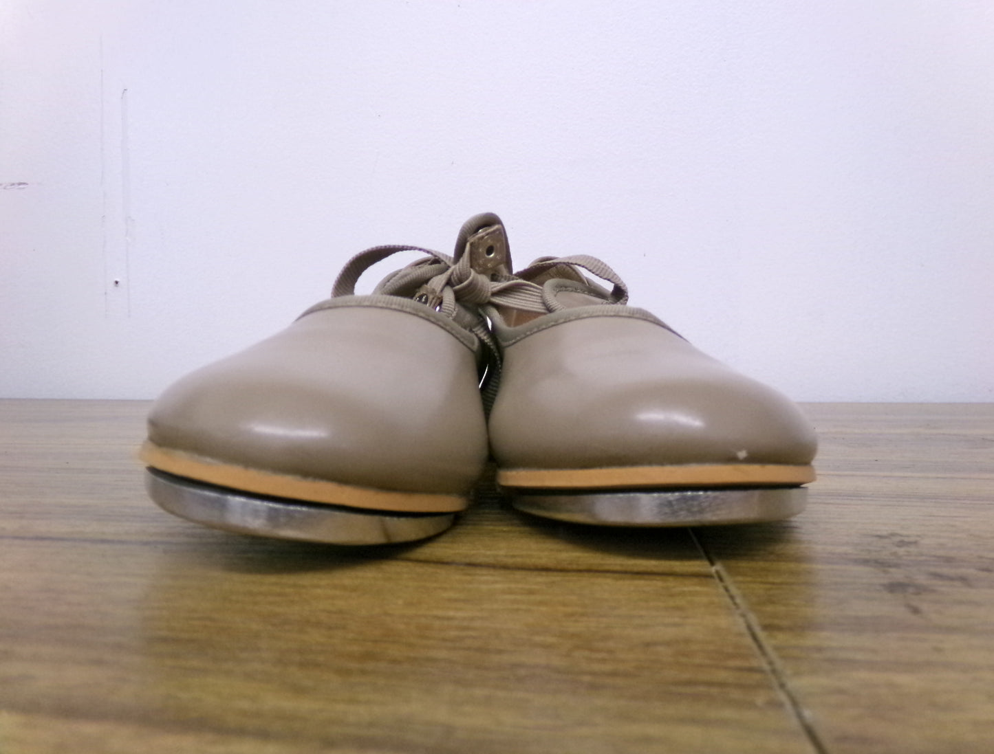 Pre-Owned Tap Shoes Bloch Kids 9.5M Tan Tyette Man Made