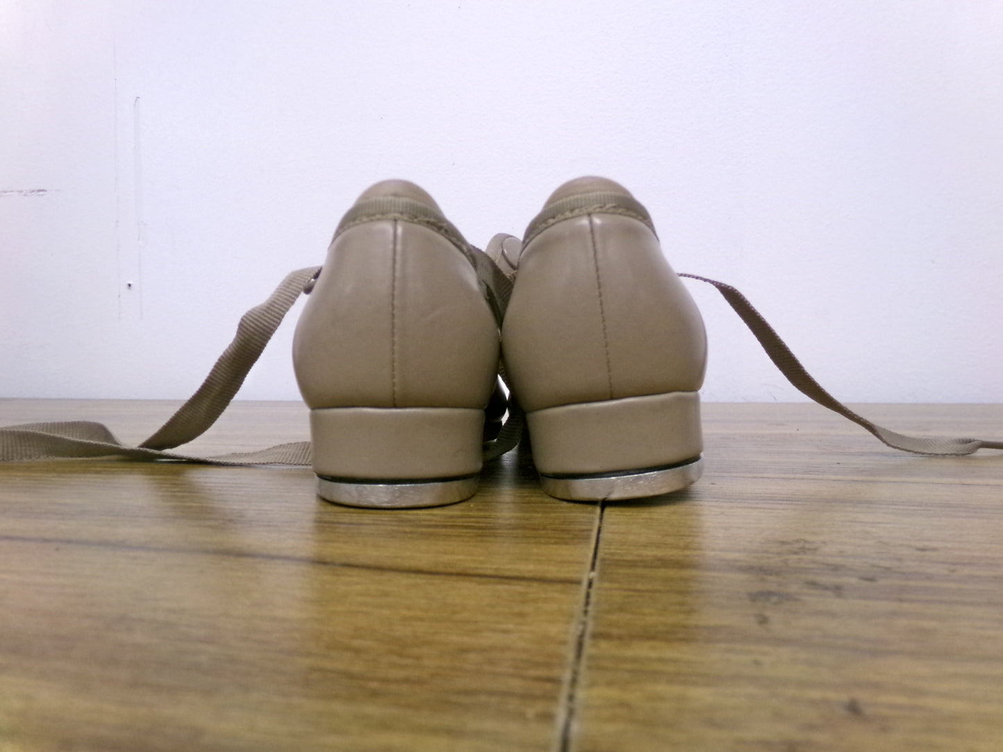 Pre-Owned Tap Shoes Bloch Kids 9.5M Tan Tyette Man Made
