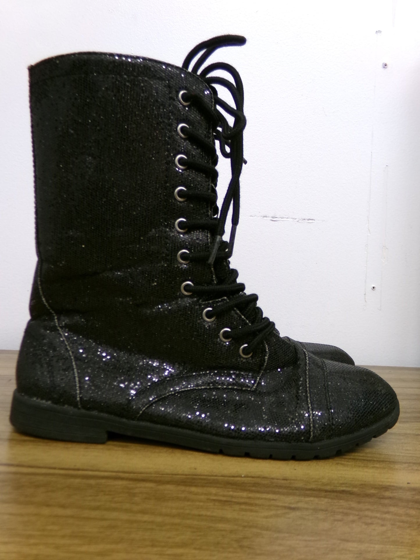 Pre-Owned Hip Hop Shoes Boots Balera WL088 Adult 6M Glitter