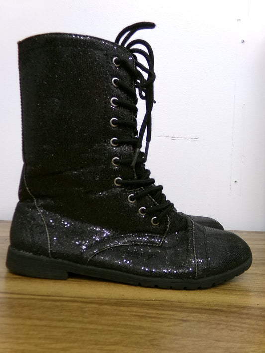 Pre-Owned Hip Hop Shoes Boots Balera WL088 Adult 6M Glitter
