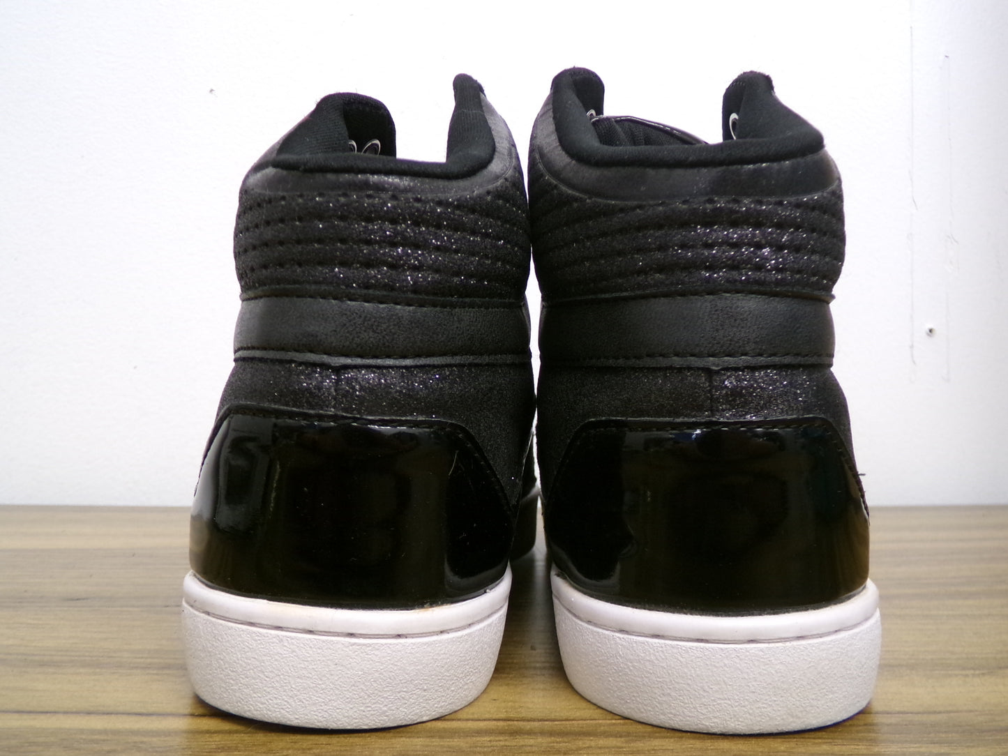 Pre-Owned Hip Hop Shoes Pastry Youth 8M High Top Sneakers Leather Lace Up Rubber