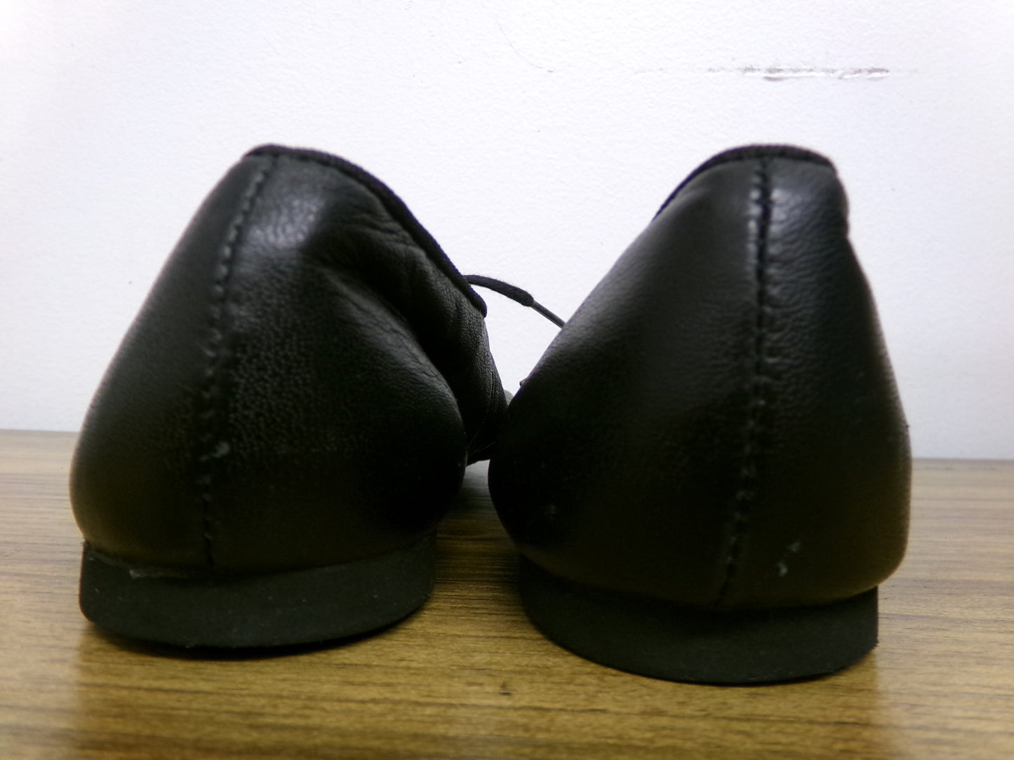 Pre-Owned Tap Shoes Capezio Adult 5W Oxford Leather Lace Up Full Sole