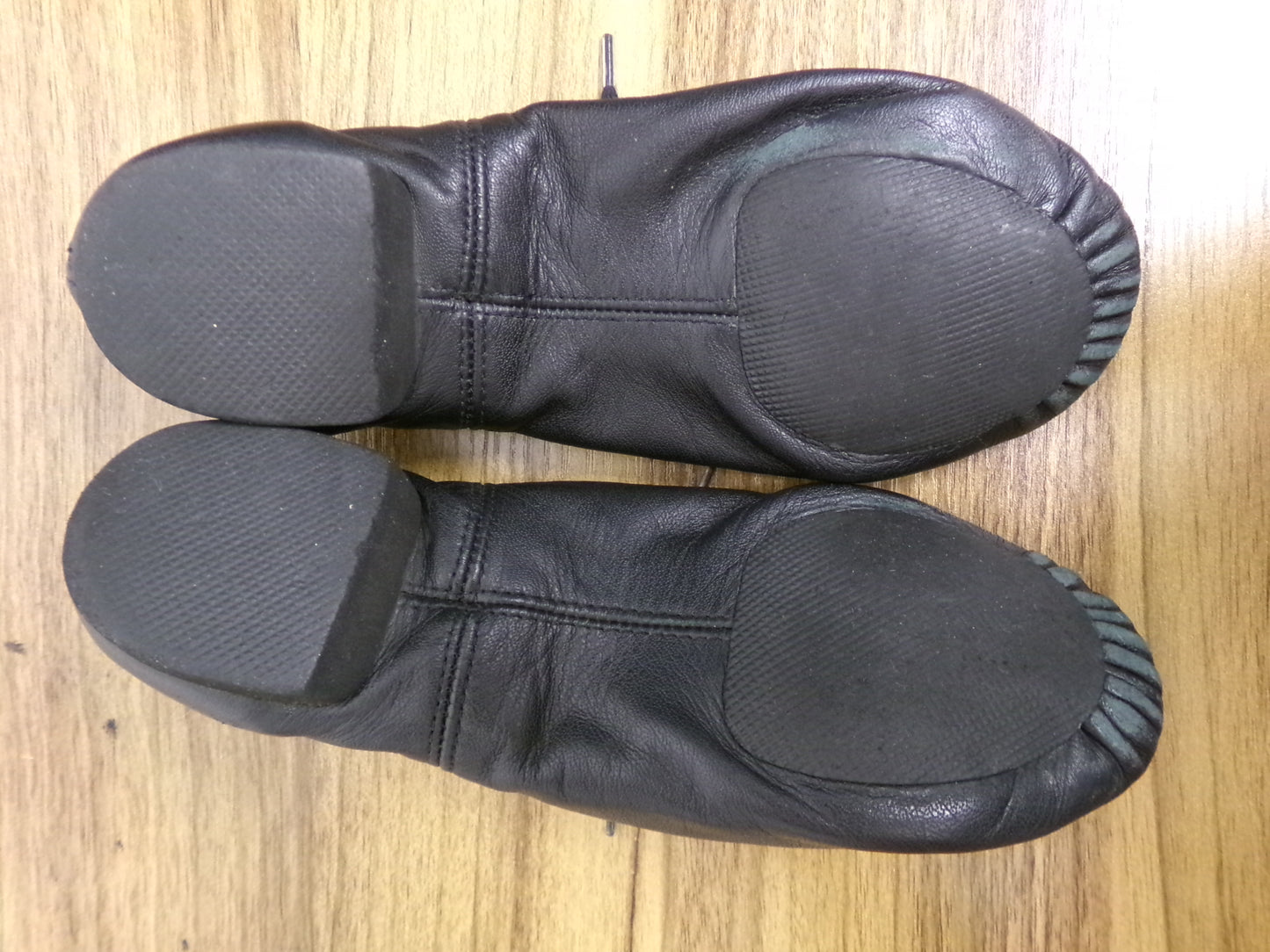 Pre-Owned Tap Shoes Capezio Adult 5W Oxford Leather Lace Up Full Sole