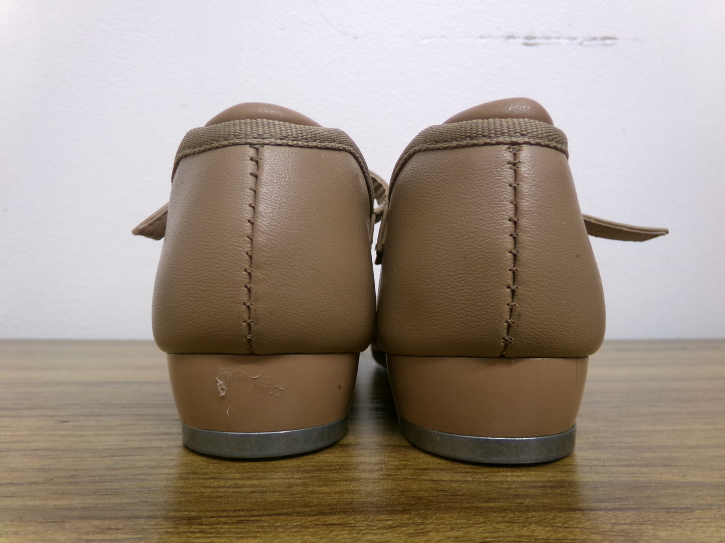 Pre-Owned Tap Shoes Dancing Fair Toddler 8.5M Mary Jane Leather Buckle