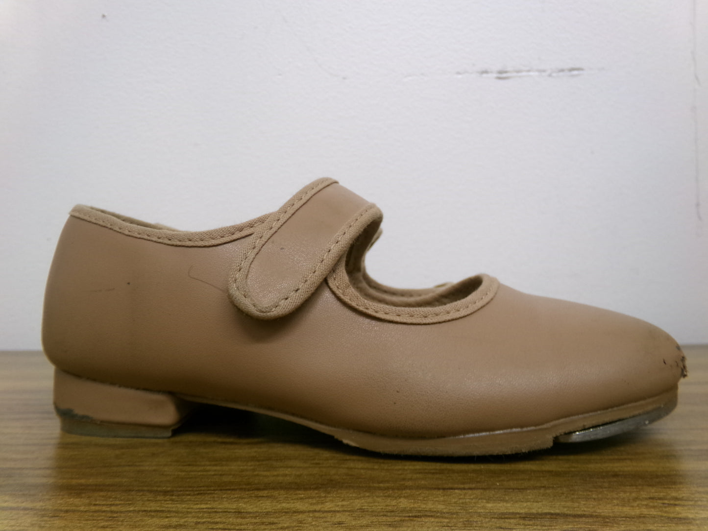 Dance Tap Shoes SoDanca Little Kid 11.5W Tyette Leather Student Tan