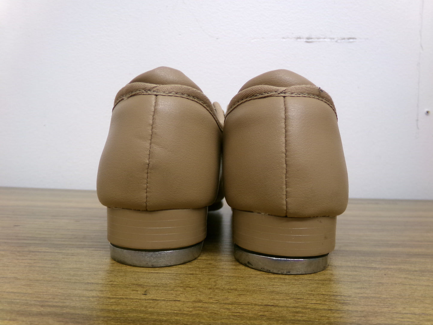 Pre-Owned Tap Shoes Capezio 10.5 Kids Tyette Leather & Elastic Student
